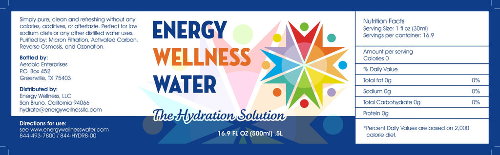 Energy Wellness Water - 24 Pack